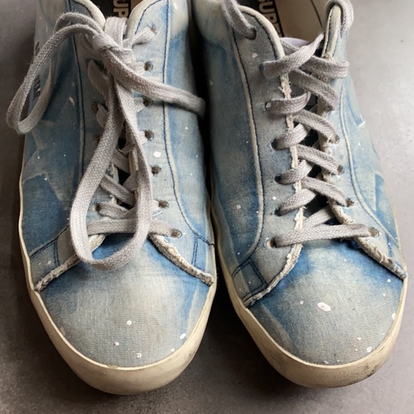 Golden Goose GGDB Superstar Bleached Denim Sneaker - Picture 2 of 6